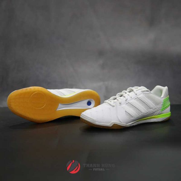 GIÀY ĐÁ BÓNG CHÍNH HÃNG ADIDAS TOPSALA - FV2558 - TRẮNG/ XANH LÁ