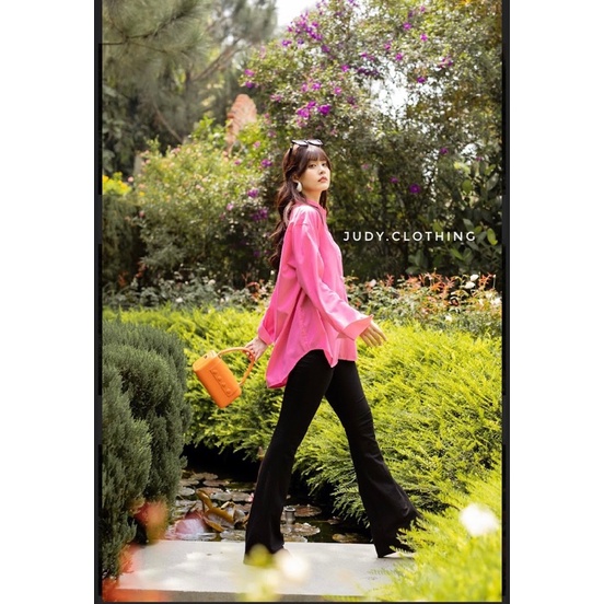 Áo sơ mi dài tay màu trendy, áo somi tay dài nữ bigsize 45-80kg | BigBuy360 - bigbuy360.vn