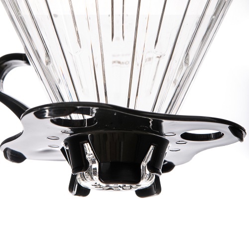 Phễu V60 thủy tinh đế nhựa Cafede Kona – chính hãng