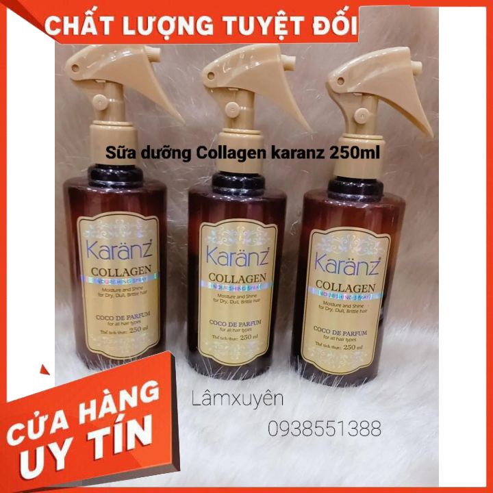 XỊT DƯỠNG TÓC  KARANZ COLLAGEN 250ML