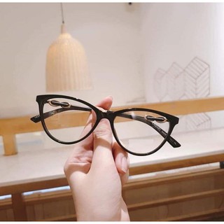 kính mắt kim loại mắt mèo thời trang 1L633B nhiều màu
