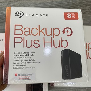 [Mã 156ELHA80K giảm 6% đơn 400K] Ổ Cứng Di Động Seagate Backup Plus Hub 8tb Mới