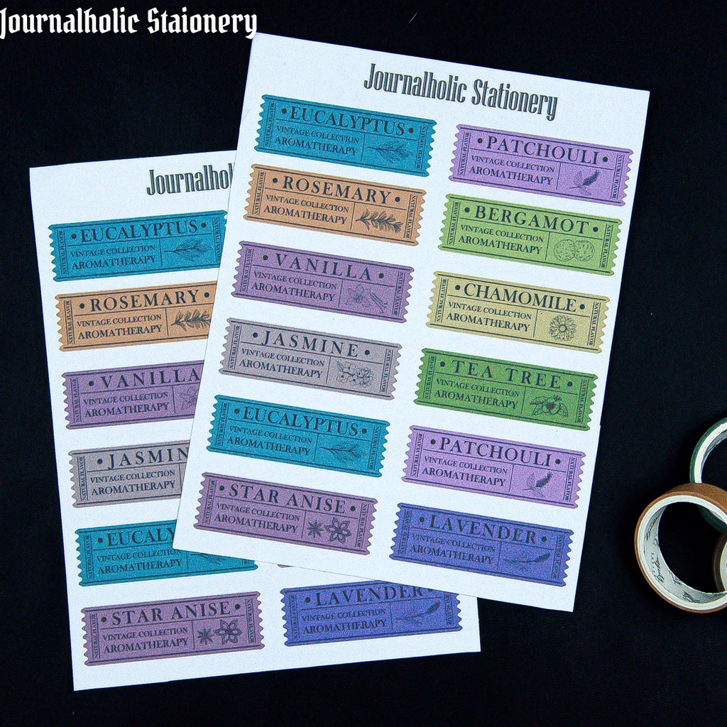 Sticker Washi Trang Trí Sổ Tay Bullet Journal - Top Loader - Journalholic Stationery