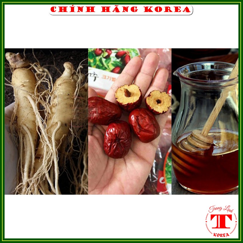 Nước hồng sâm táo đỏ hàn quốc Nonghyup, hộp 30 gói - Hồng sâm táo đỏ JUJUBE Drink thượng hạng - tranglinh