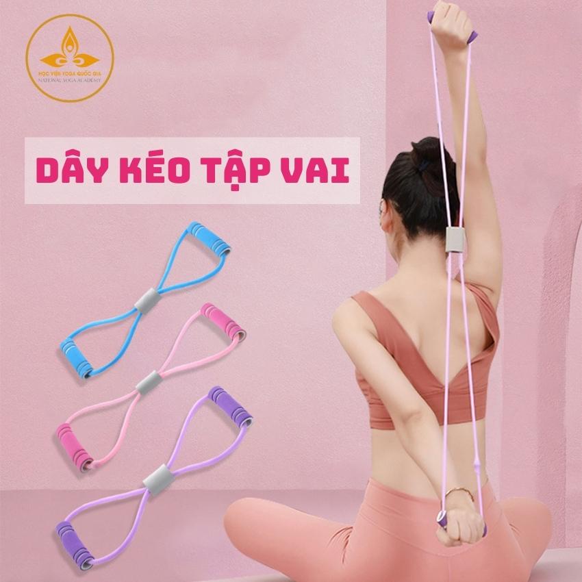 Dây Kéo Đàn Hồi Tập Thể Lực, Tập tay Đa Năng Vòng Số 8_HV YOGA QG
