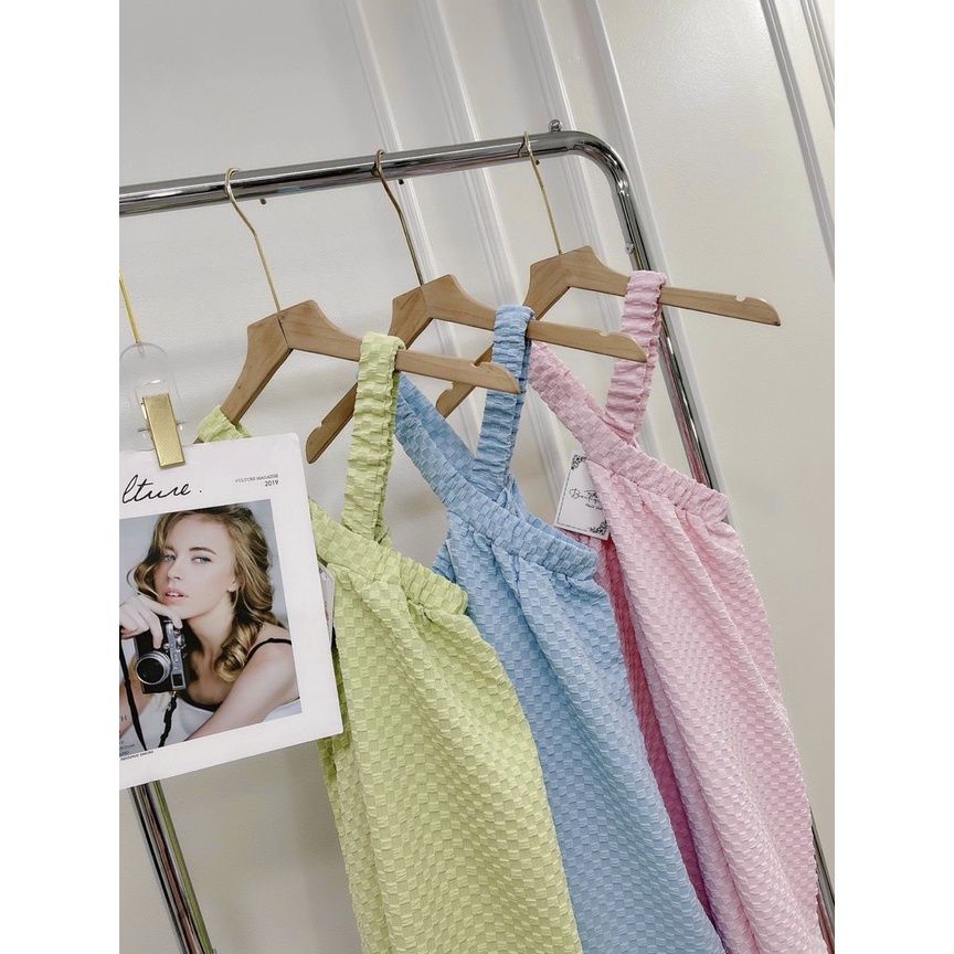 Đầm Maxi cổ yếm hở vai xịn thả dáng siêu xinh