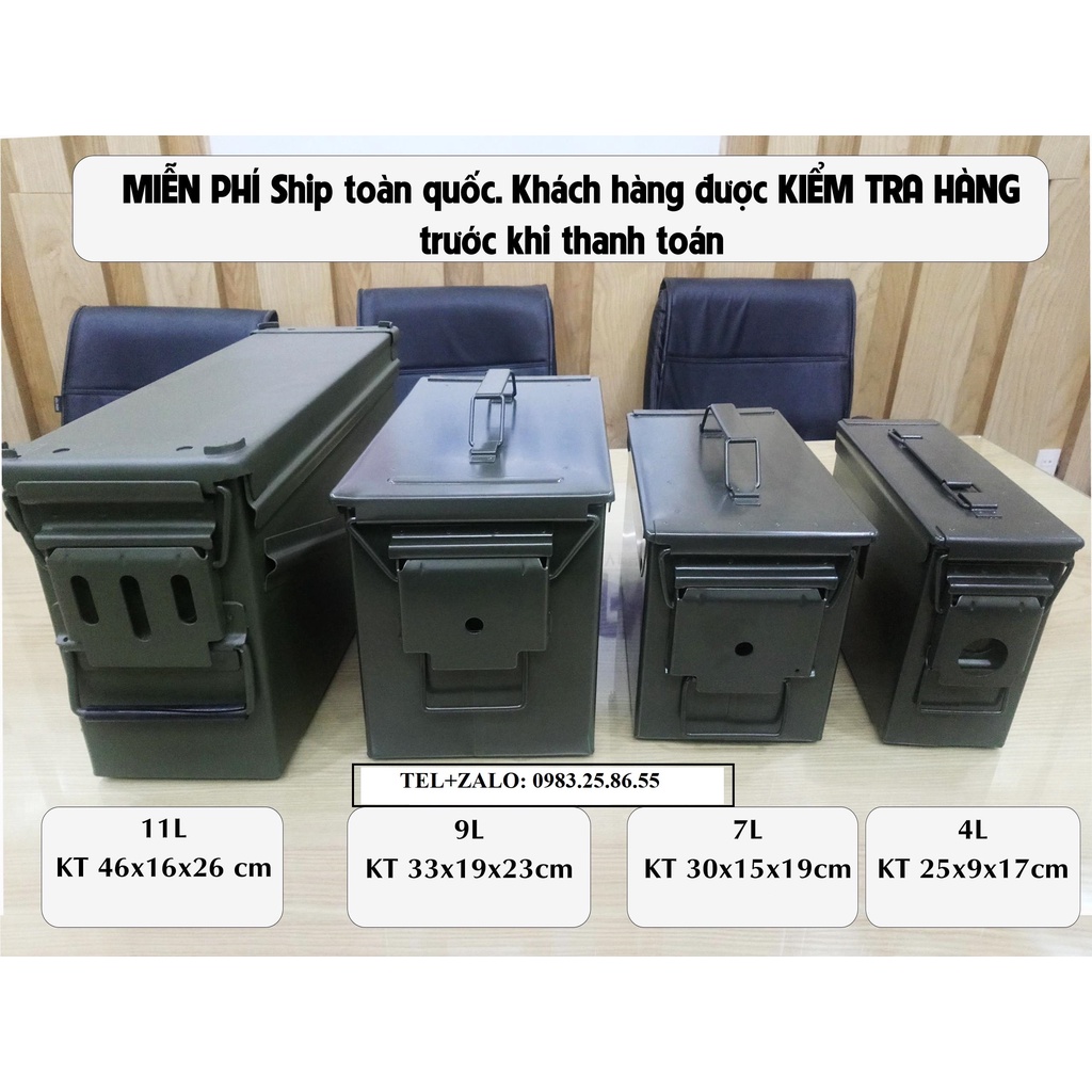 Thùng Bảo Quản Chống Nước, Chống Ẩm Đa Năng 4 lít và 7 lít