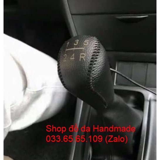Bọc cần số phanh tay xe Toyota Zace số sàn, bằng da bò, bảo hành 12 tháng, nhiều mầu