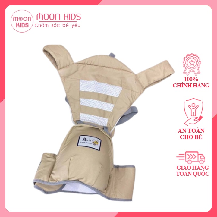 Địu Ngồi Ankids Trợ Lực, Địu Em Bé Thông Hơi 6 Tư Thế Cho Bé