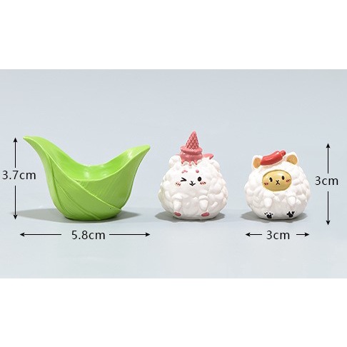 Đồ chơi Mô Hình bánh ú đồ chơi nhập vai bánh ú trưng bày trang trí tết đoan ngọ trang trí bể cá chậu cảnh