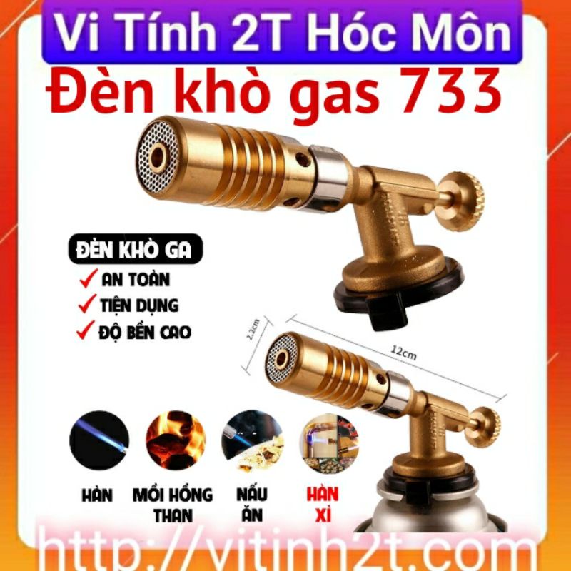 Khò ga đồng ngắn 733 Flame Gun 1300 độ&lt;br&gt;