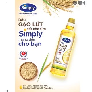 Dầu đậu nành Simply 1L