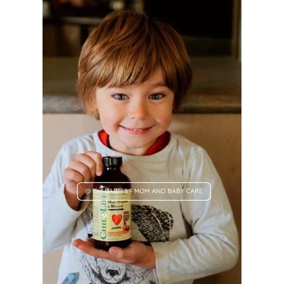 VITAMIN TỔNG HỢP CHILDLIFE CHO BÉ TỪ 6M 237ml - Hàng Mĩ Date 2023 [OH BABIES]