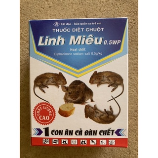 Linh miêu- bẫy chuột- bả chuột-thuốc chuột-1hộp 10 gói