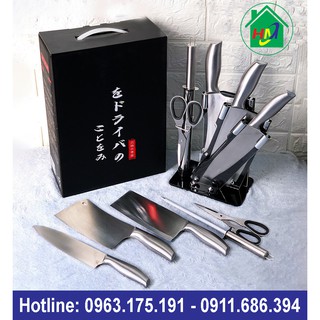 Bộ Dao 6 Món Inox Nhật Bản Cao Cấp