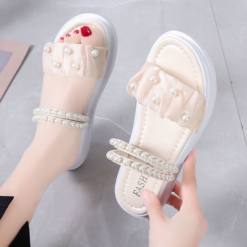 Dép Sandal Đế Mềm Dày Phong Cách Pháp Thời Trang Mùa Hè