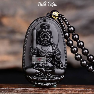 Dây chuyền nam mặt Phật Bất động Minh vương Độ Mệnh Tuổi Dậu-DC11
