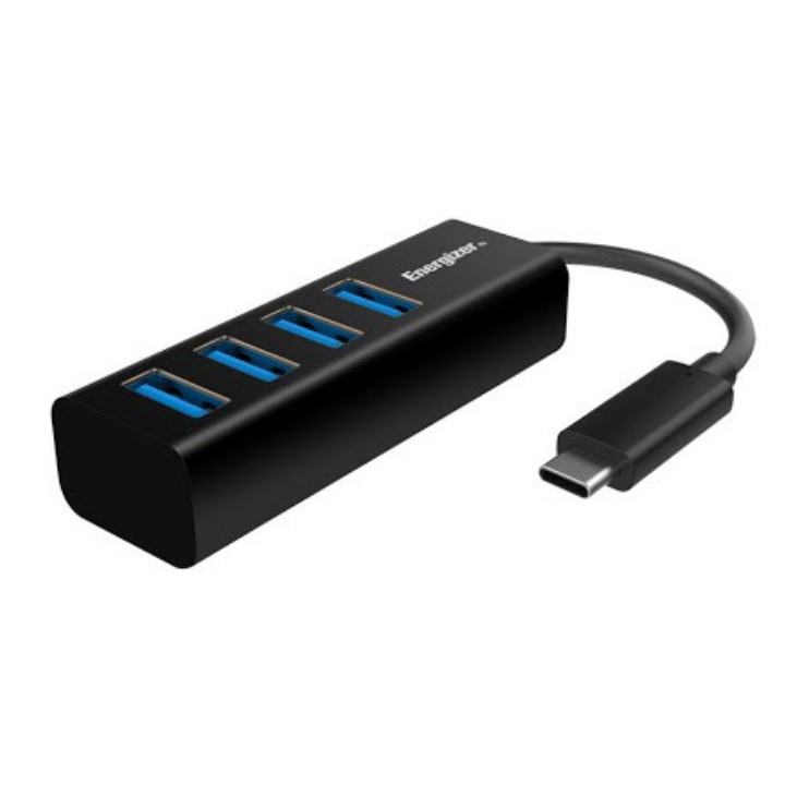  Bộ chuyển USB-C Hub Energizer HC304A - 4USB-A/1USB-C - Hàng chính hãng