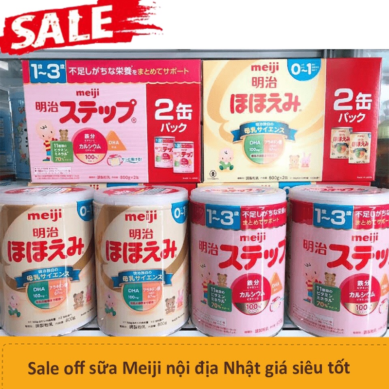 Sữa Meiji số 9 nội địa Nhật 800g cho bé 1 - 3 tuổi - Riobaby