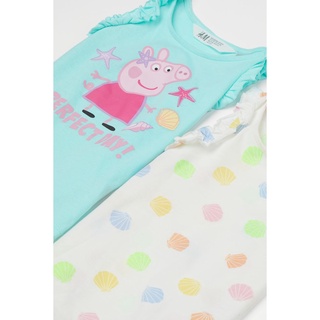 Áo ba lỗ peppa tách sét (không tag) HM Auth Size 6-8y