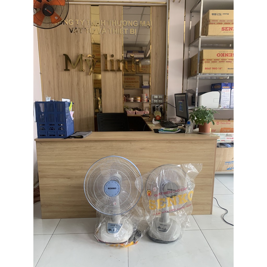 QUẠT SENKO-Quạt Bàn B1616-Nút Bấm