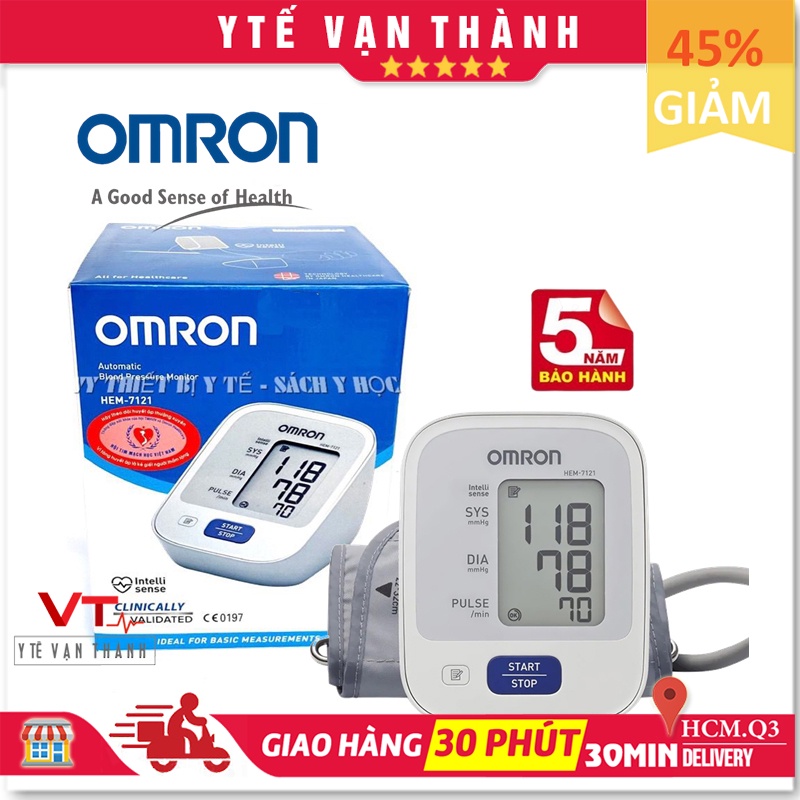 ✅ [CHÍNH HÃNG 100%] Máy Đo Huyết Áp Bắp Tay Omron HEM-7121 - VT0003