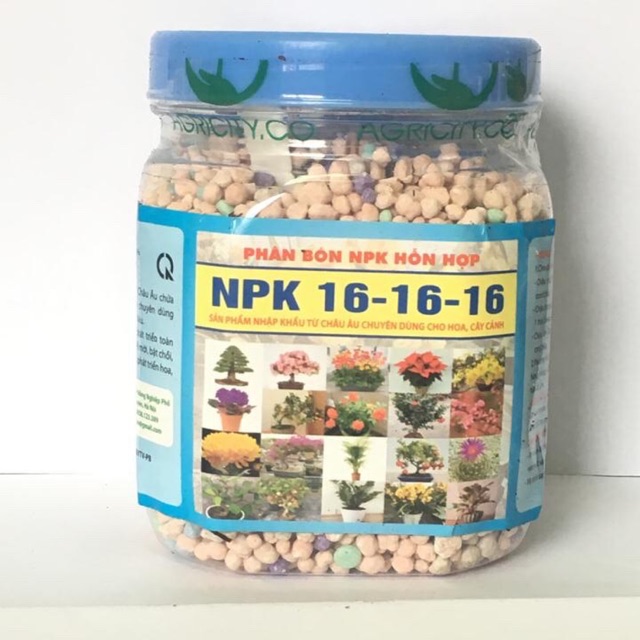 Phân tan chậm NPK tổng hợp 16-16-16( 500g)