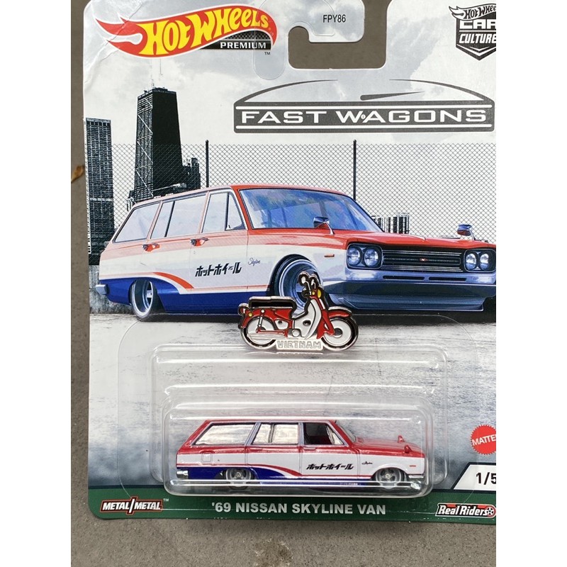 Xe mô hình Hot Wheels premium Fast wagon