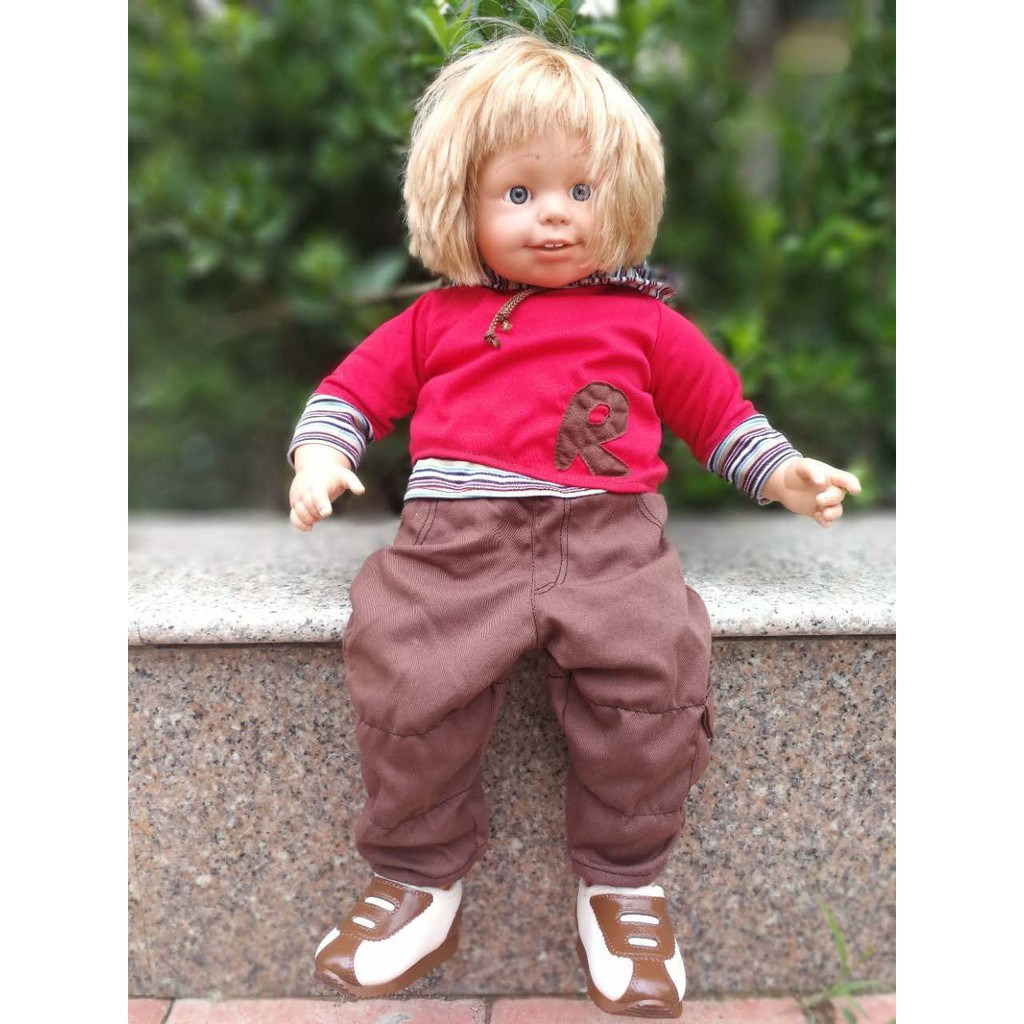 {Xã Lỗ) Búp bê Pháp Bé Trai 63cm Smoby Roxanne 2004 - Smoby Roxanne Doll large Dolls 25"  (Xem kĩ mô tả trước