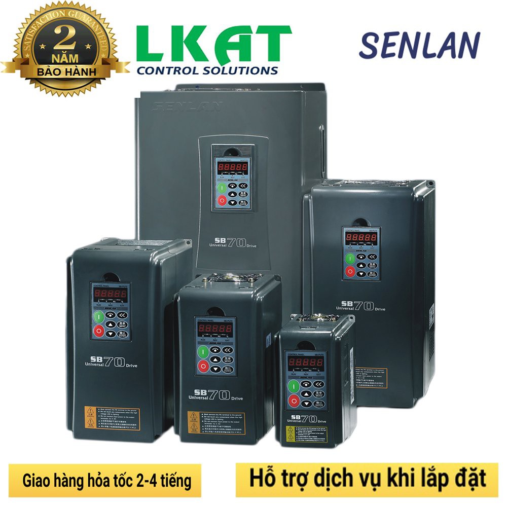 Biến tần Senlan SB70 220V- Bảo hành 2 năm - Giao hàng hoả tốc 2 đến 4 tiếng