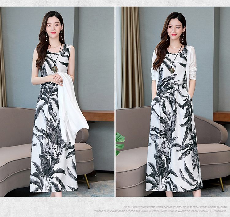 Đầm Maxi Hai Dây Họa Tiết Hoa Phong Cách Hawaii Dành Cho Nữ | BigBuy360 - bigbuy360.vn