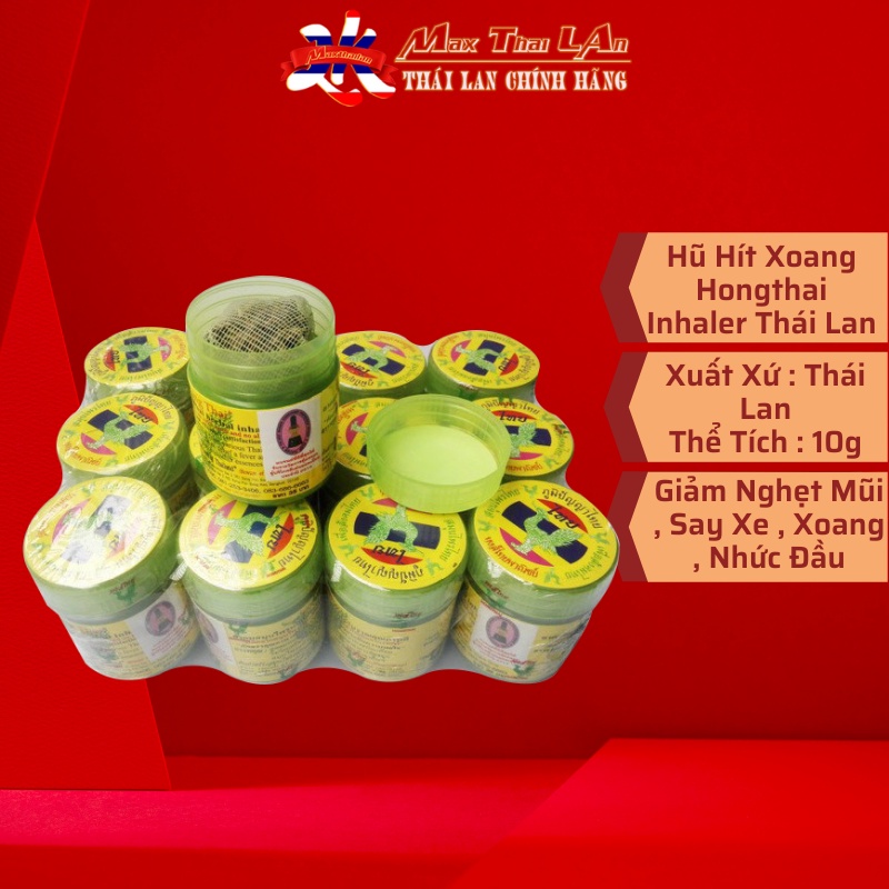 Hủ Dầu Hít Mũi HONG THAI BRAND Thái Lan
