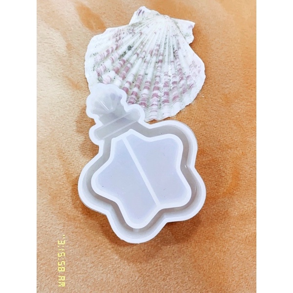 Khuôn silicon làm handmade resin shaker hình sao biển