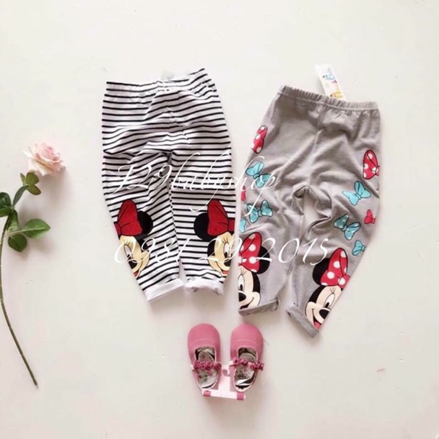 Quần legging cho bé thun mỏng