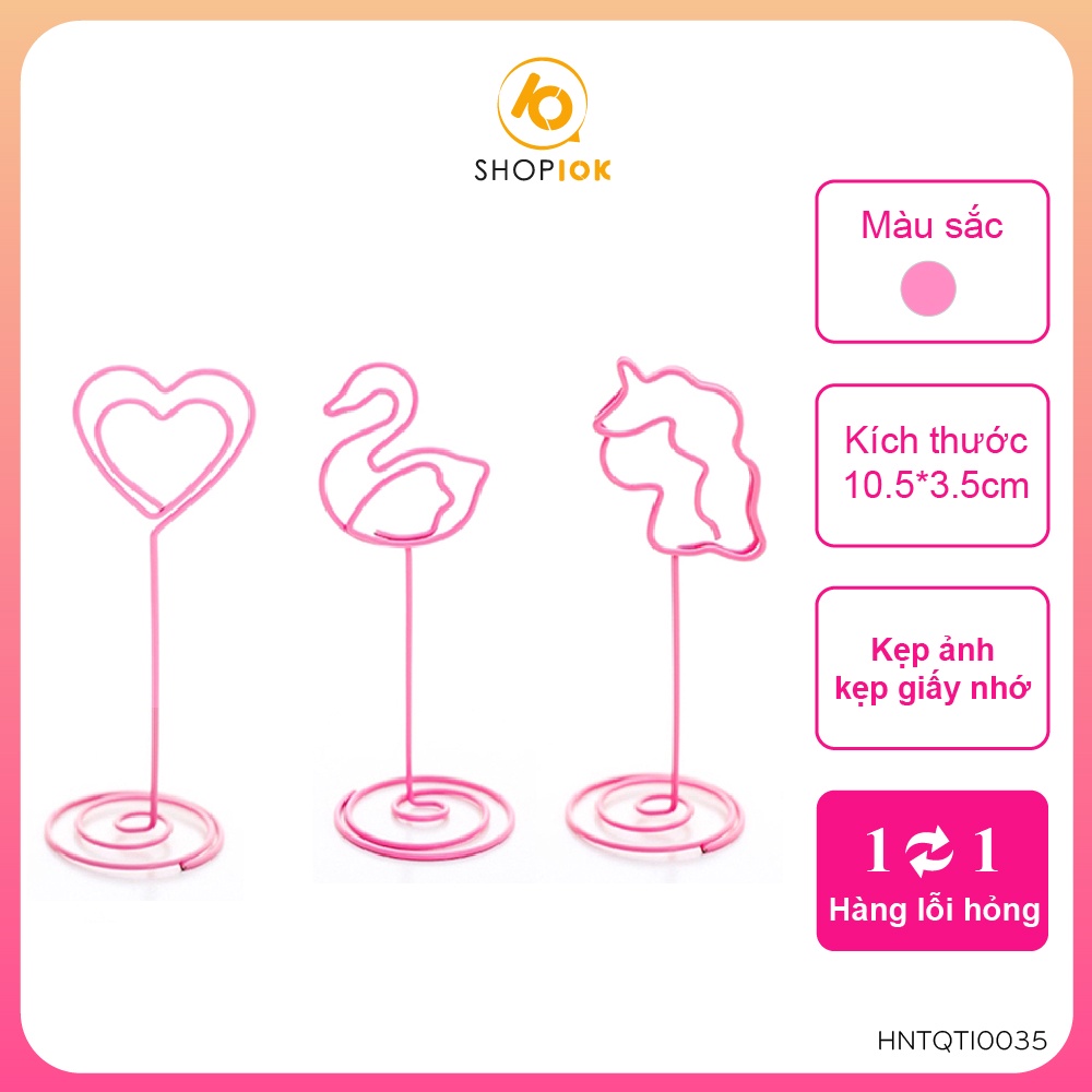 Kẹp ảnh để bàn SHOP10K mini nhiều hình xinh xắn - HNTQTI0035