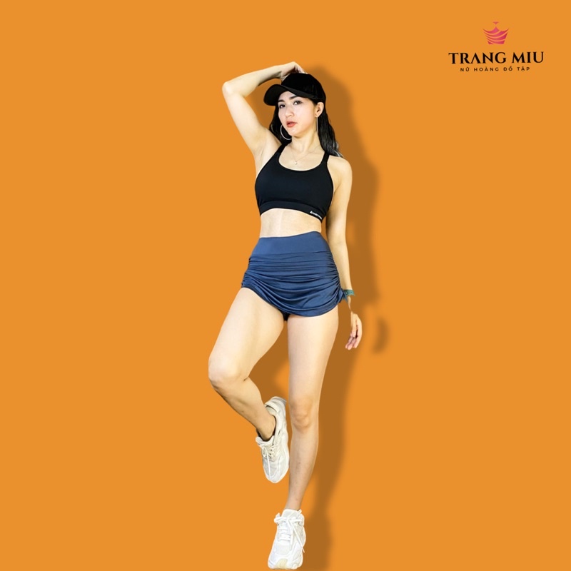 QUẦN VÁY TẬP GYM-YOGA-CHẠY BỘ DÂY RÚT