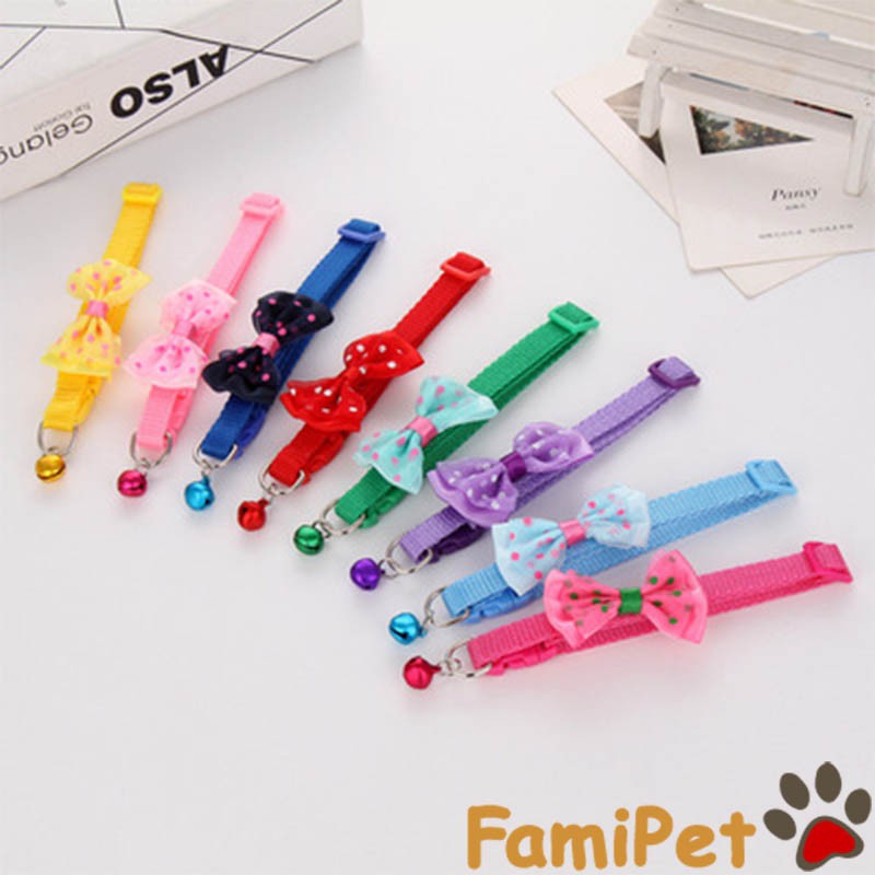 Vòng Cổ Nơ Cho Thú Cưng