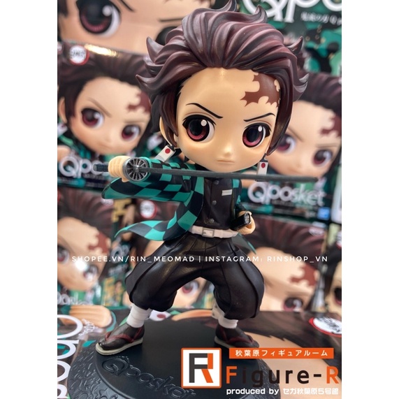 [MÔ HÌNH CHÍNH HÃNG] Mô Hình Tanjiro Kamado - Kimetsu no Yaiba - Q Posket Figure