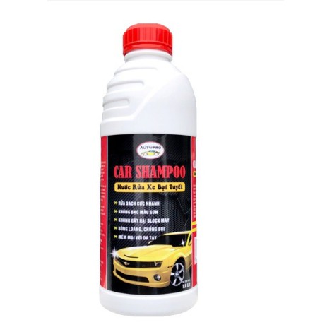 [RỬA XE] Chai Nước Rửa Xe Bọt Tuyết Car Shampoo 1L