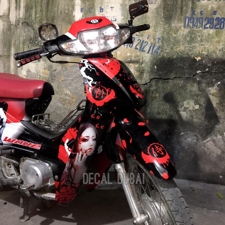 SIÊU CHẤT Tem Trùm Wave Cá Samurai Đen Đỏ