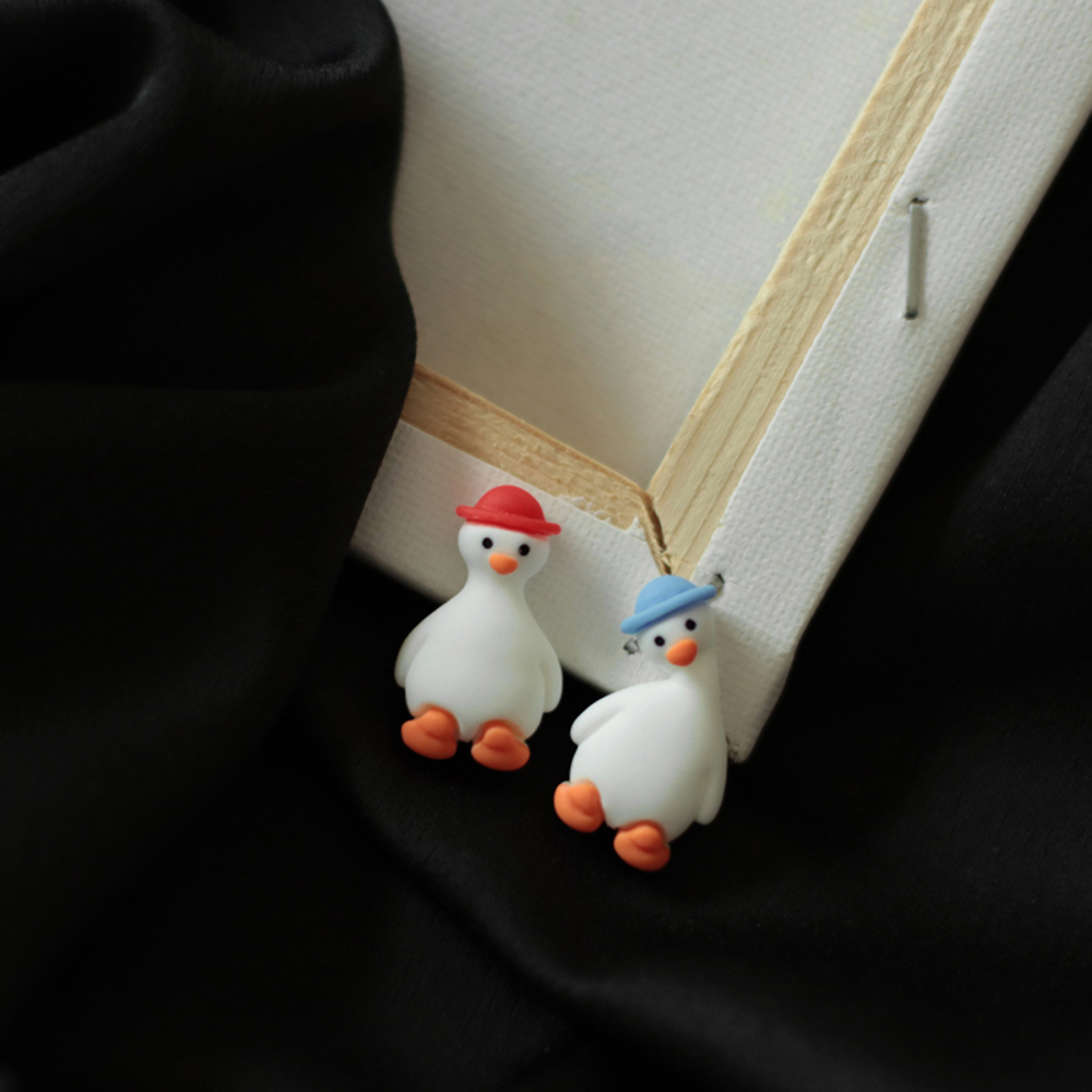 Bông Tai Hình Chú Vịt Ngộ Nghĩnh Đáng Yêu