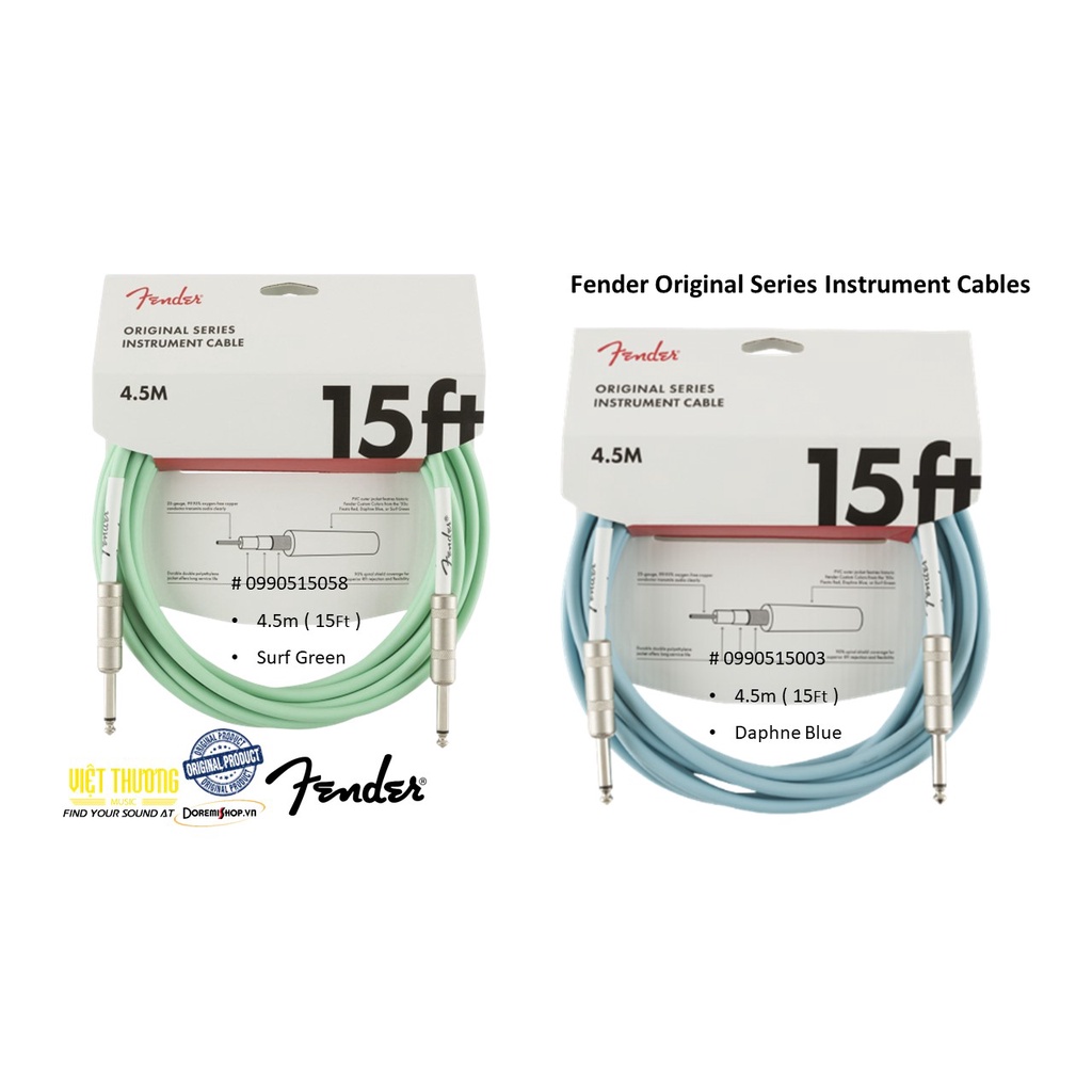 Dây tín hiệu âm thanh chính hãng Fender Original Cables