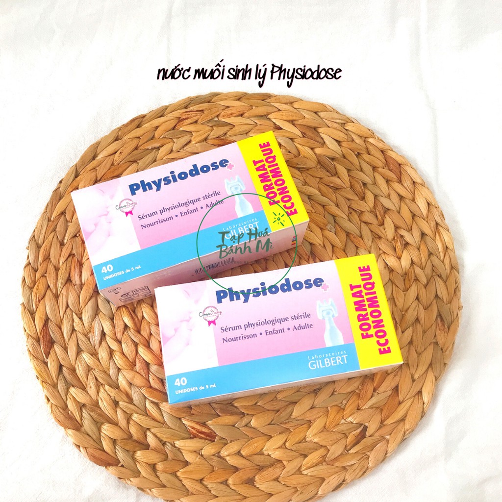 Nước muối Physiodose hộp 40 ống (nội địa)