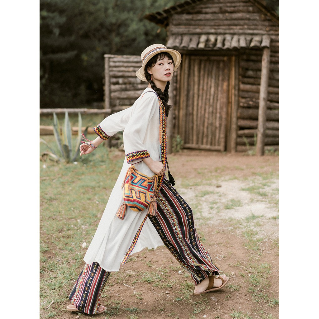 ÁO CADIGAN DÁNG DÀI HỌA TIẾT