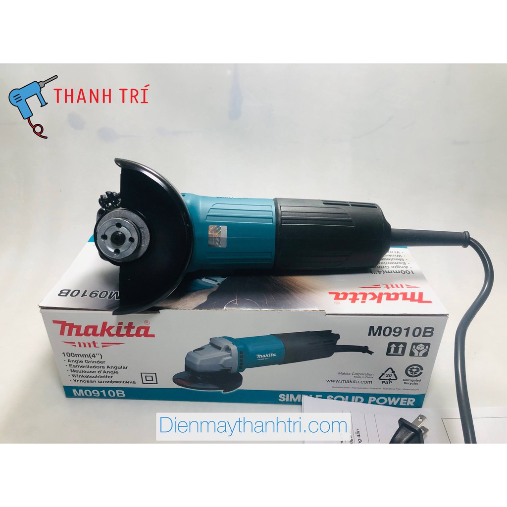 👍 M0910B MỚI Máy mài góc Makita MT Series M0901B  (ct đuôi, 540W)