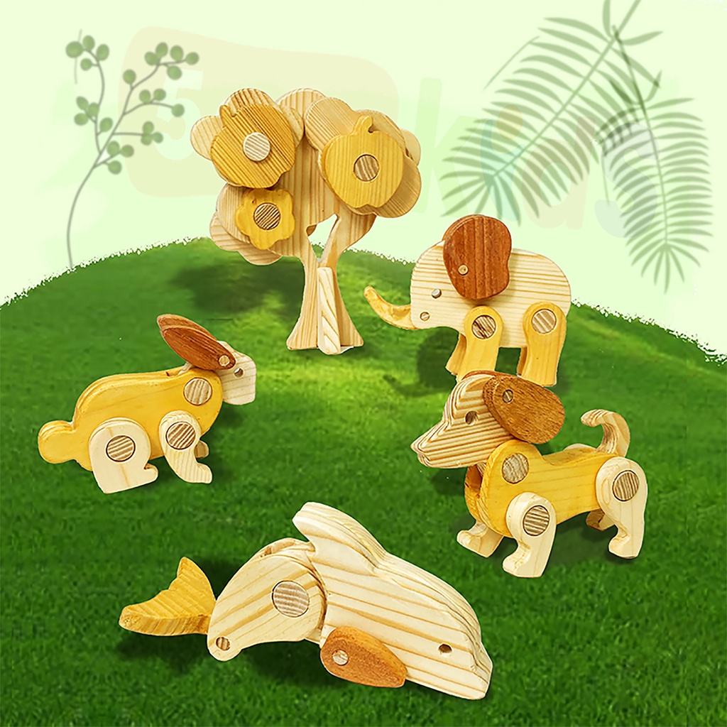 ĐỒ CHƠI LẮP GHÉP ĐỘNG VẬT ĐÁNG YÊU