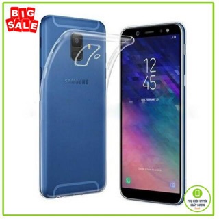 ốp dẻo silicon trong suốt Samsung A6 plus