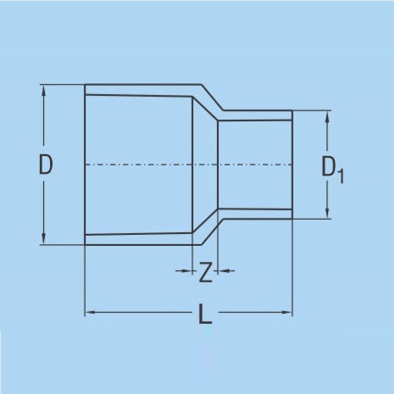 Nối Giảm 114/34, 114/49, 114/60, 114/90,140/114 nhựa PVC Bình Minh