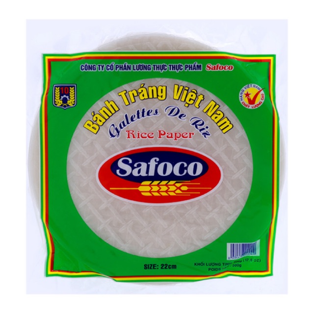 Bánh tráng Safoco size 16cm 200gr/22cm 300gr | BigBuy360 - bigbuy360.vn