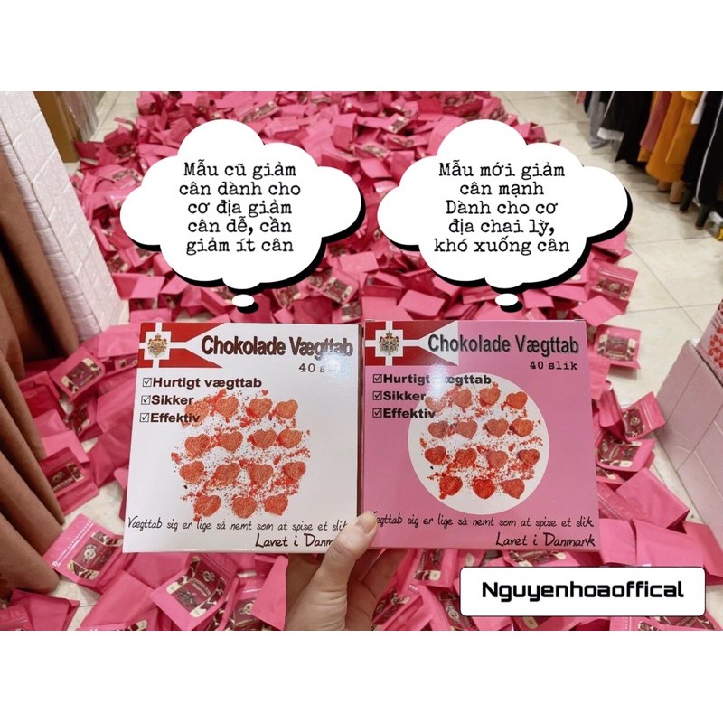 Viên kẹo Giảm Cân Socola Slimming Care Đan Mạch